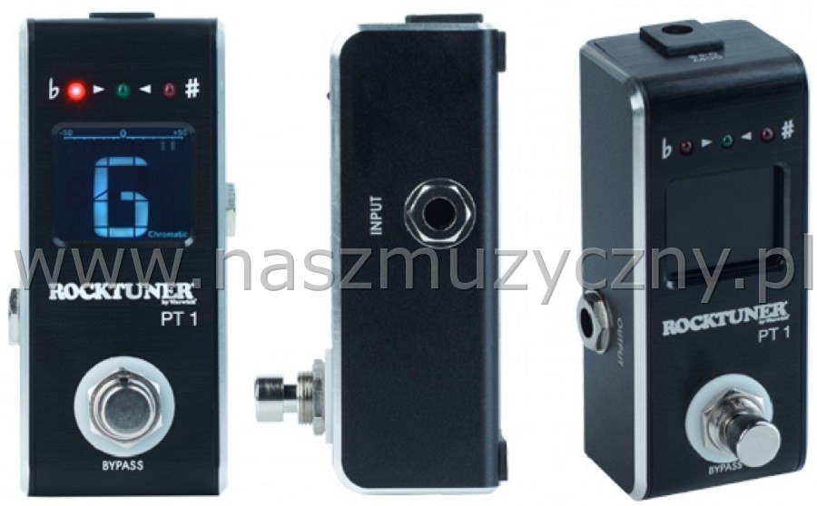ROCKTUNER PT1BLK - Tuner chromatyczny pod³ogowy _
