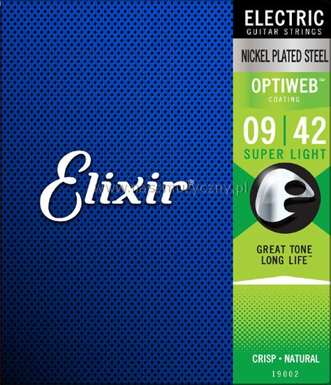ELIXIR 19002 9-42 OPTIWEB - Struny do gitary _