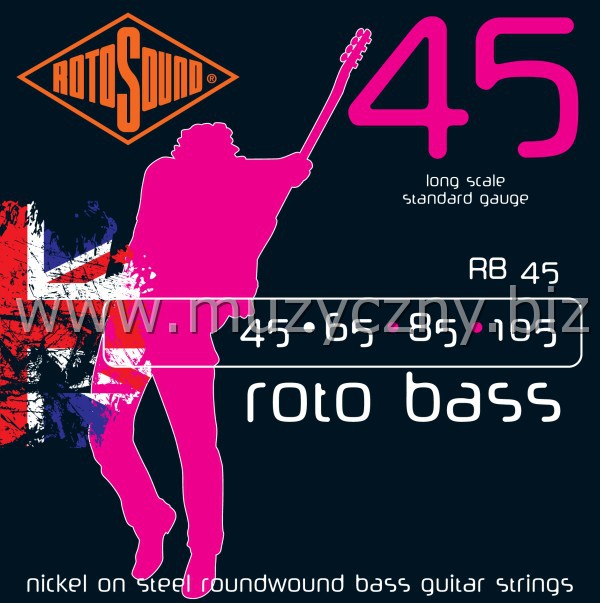 ROTOSOUND RB45 - Struny do gitary basowej _