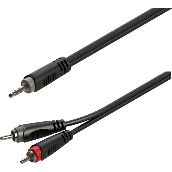 ROXTONE RAYC150L6 - Kabel jack st.3,5mm/2x RCA _