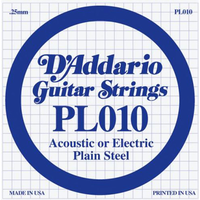 D'ADDARIO PL017 - Struna do gitary elekt. _